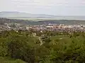 Vue de Topolovgrad depuis le massif du Sakar