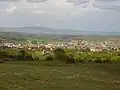 Vue de Topolovgrad depuis le massif du Sakar