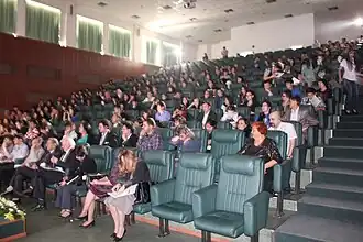 Conférence Wikimédia en 2012.