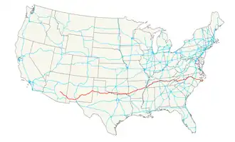 Image illustrative de l’article U.S. Route 70