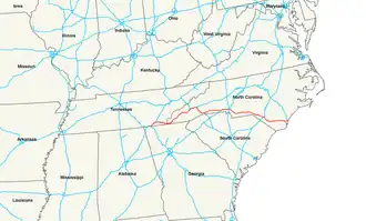 Image illustrative de l’article U.S. Route 74