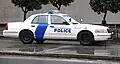 Une Ford Crown Victoria&nbsp;du FPS.