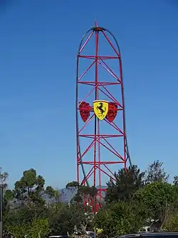 Red Force à Ferrari Land