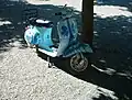 Vespa décorée.