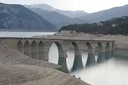 La pente du viaduc