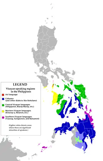 Image illustrative de l’article Langues bisayas