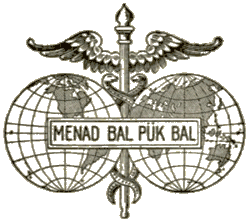 Mappemonde avec la devise « Menad bal pük bal ».