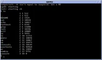 L'OS Xv6 était une version open source destinée à l'enseignement, et reprenant le noyau d’UNIX v6.