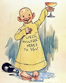 La bande dessinée a aussi utilisé le vin blanc dans ses illustrations.