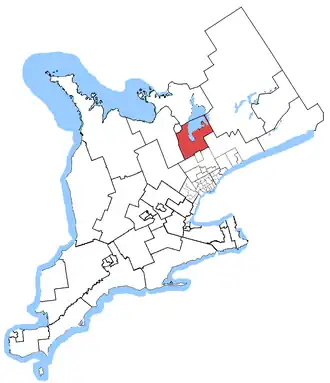 Carte de la circonscription