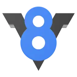 Description de l'image V8 JavaScript engine logo 2.svg.