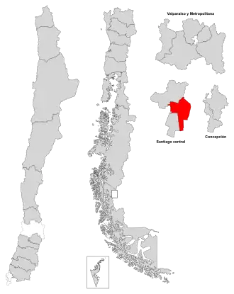Carte de la circonscription.