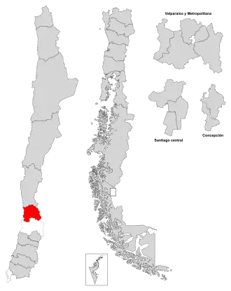 Carte de la circonscription.