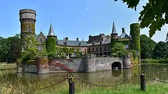 Le château de Wijnendale en juillet 2021
