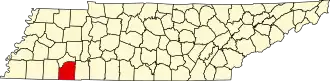 Localisation de Comté de McNairy(McNairy County)