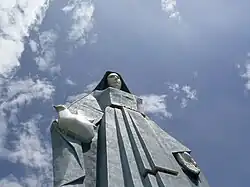 Détail de la statue