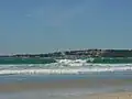 San Vicente de la Mer, au fond.