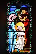 Chœur : Les retrouvailles de Jésus au temple parmi les docteurs de la loi.