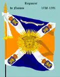 Régiment de Nassau de 1758 à 1791.