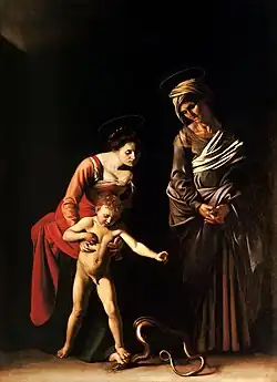 La Madone des palefreniers (1605/1606), Galerie Borghèse, Rome[3].
