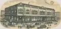 Le grand bazar de Lyon vers 1890