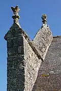 Fronton à pignons (grange)