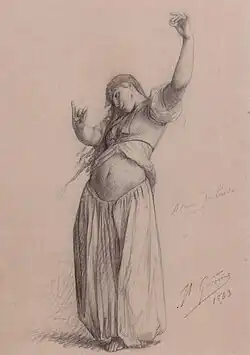 Esquisse pour La Danse de l'almée.