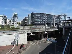 Les voies 1 à 6 vues vers Eaubonne.
