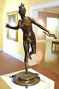 Diana par Frederick William MacMonnies, vue frontale, vers 1890, bronze