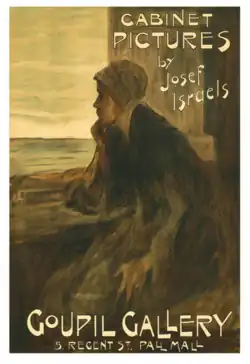 Affiche pour une exposition à la Goupil Gallery, Londres (avant 1909)