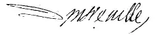 Signature de Louis Le Roux
