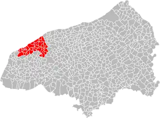 Localisation de Communauté d'agglomération de Fécamp Caux Littoral