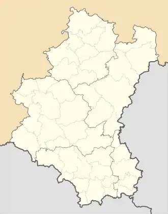(Voir situation sur carte : province de Luxembourg)