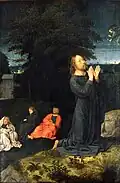 Le Christ au Jardin des Oliviers, par Gérard David en 1510-1520.