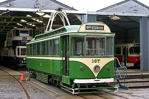 Tramway de Blackpool.