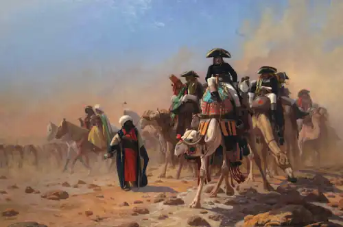 Bonaparte et son état-major en Égypte, 1867.