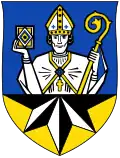 Blason de Korbach, avec une demi-étoile en bas