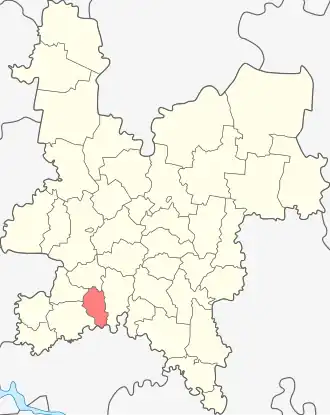 Localisation de Raïon de Pijanka