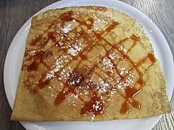 Crêpe bretonne au caramel au beurre salé
