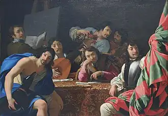 Réunion d'amis, (vers 1640), Paris, Musée du Louvre.