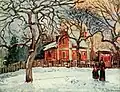 Châtaigniers à Louveciennes Camille Pissarro,1870