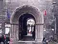 Entrée de l'hôpital de la Paix.