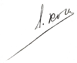 signature de Lazar Kogan