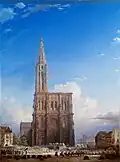 August von Bayer, La Cathédrale de Strasbourg.