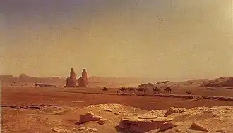 La Plaine de Thèbes en Haute-Égypte.