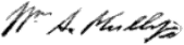 signature de William A. Phillips
