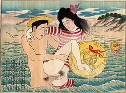 Promesses d'Izumo (shunga de 1899).