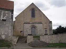 façade Ouest de l'Église Saint-Aignan.