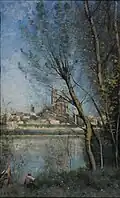 Cathédrale de Mantes Camille Corot, 1860