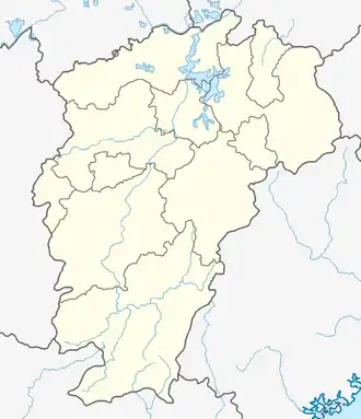 Localisation sur la carte du Jiangxi